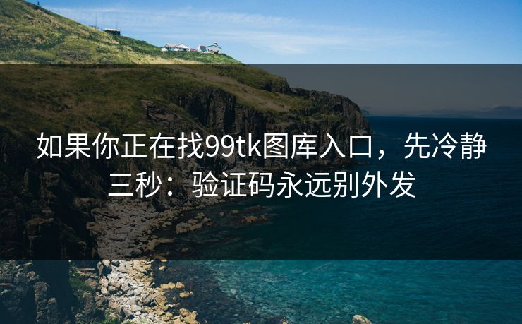 如果你正在找99tk图库入口，先冷静三秒：验证码永远别外发